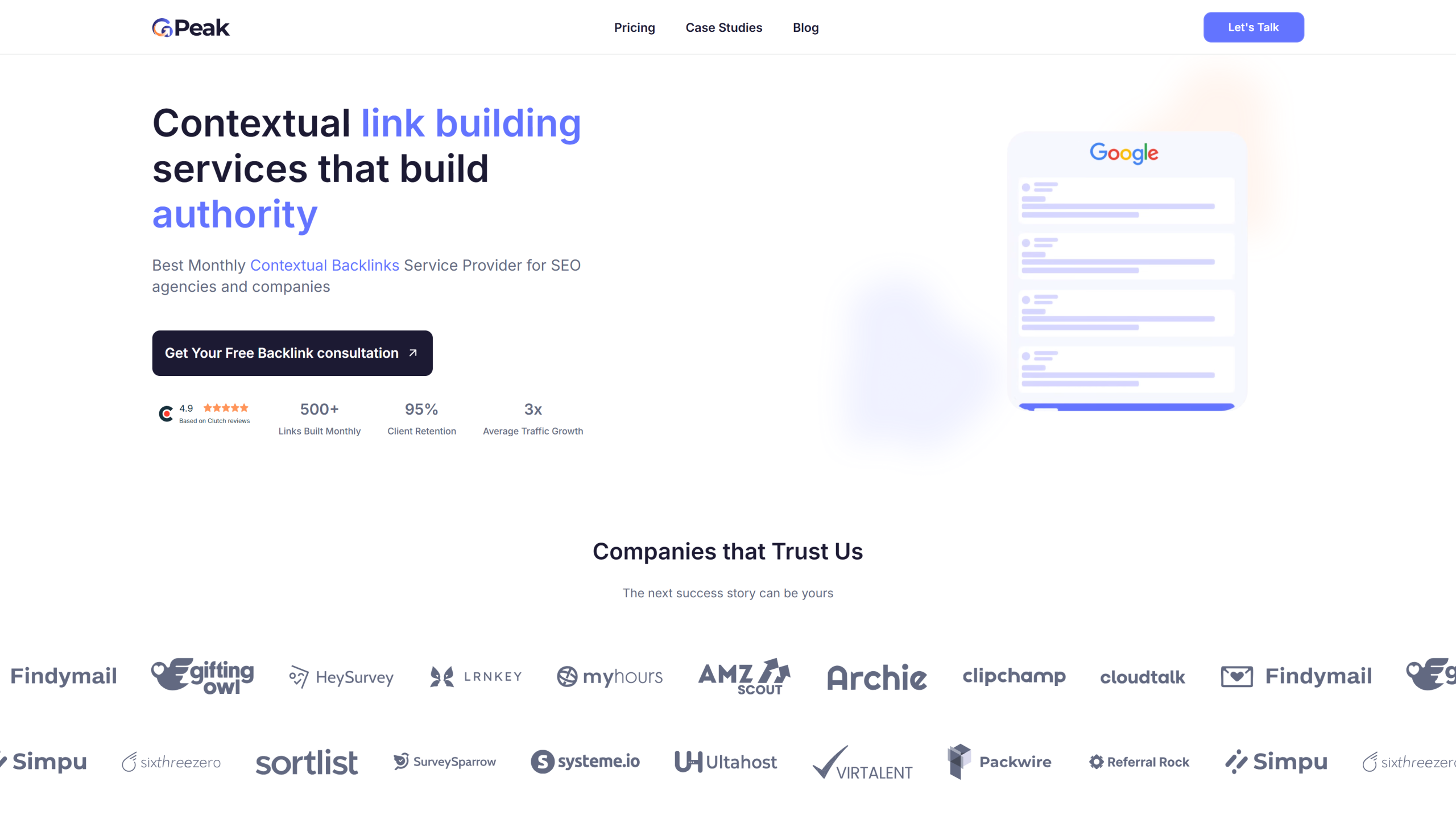 contextual backlinks provider
