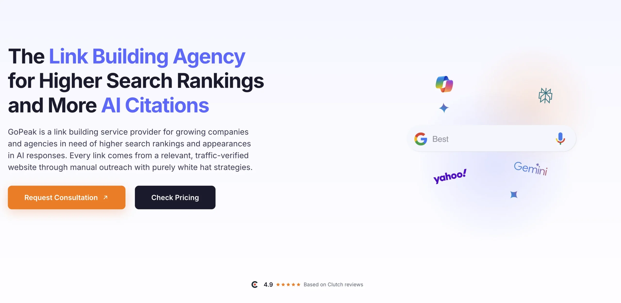 Gopeak link building agency